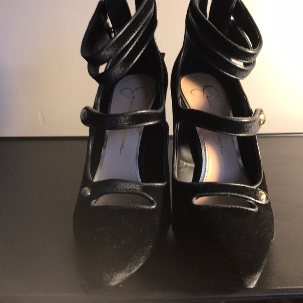 Suede heels
